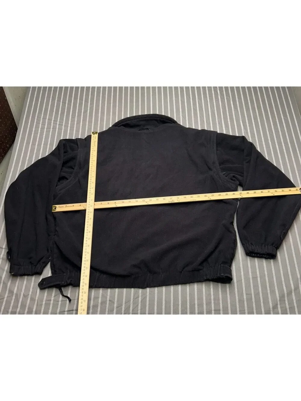 5.11 Tactical Series Jacket Mens XL Black Fleece Lined Military Full Zip